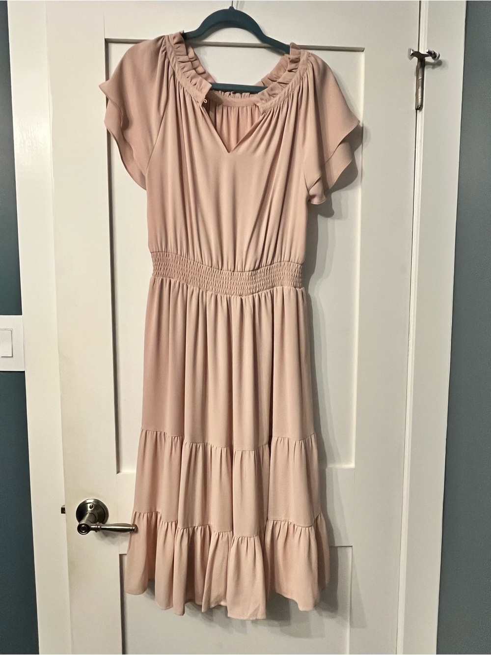 Ann Taylor Size 10 Blush Pink Dress - Picture 2 of 9